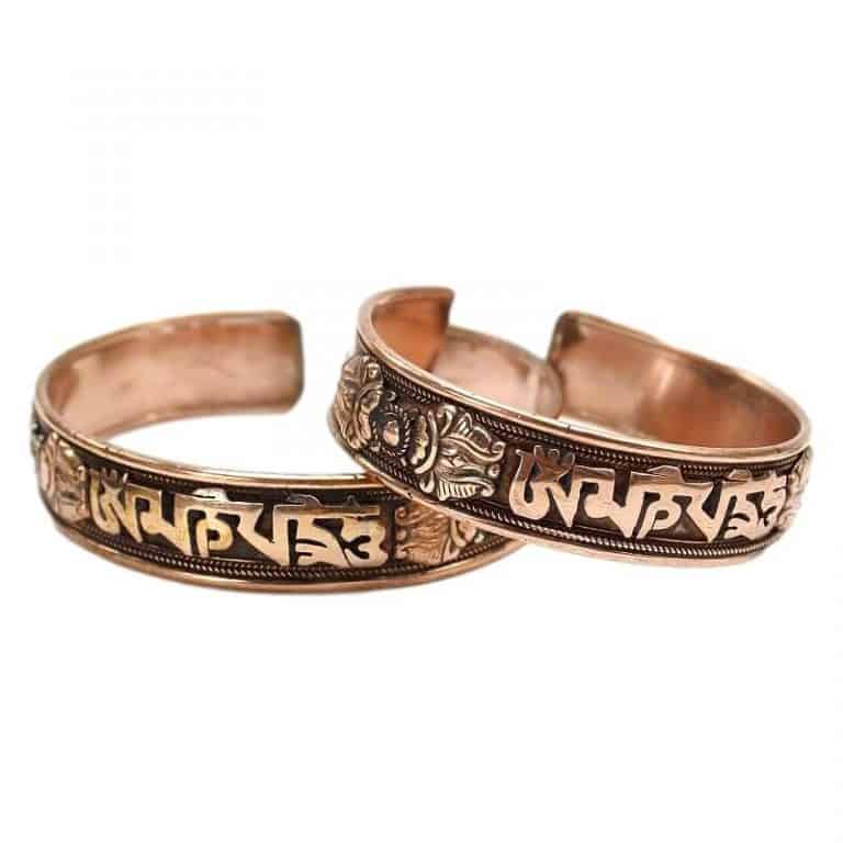 Mantra Copper Bracelet healinglama buddhist shop