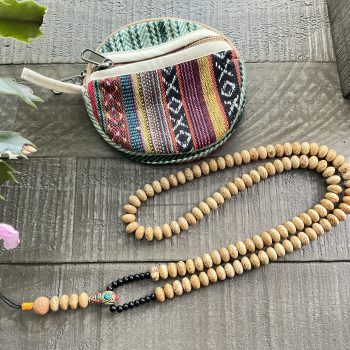 Meditation Mala made with Real Lotus seeds.